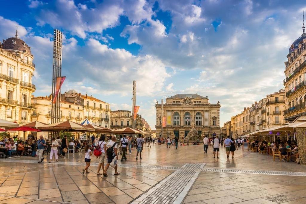 Magnifique T3 Quartier Pres D'Arenes Tram Au Pied De L'Immeuble Montpellier Exterior photo